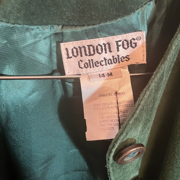 Vintage Forest Green Suede Jacket - Picture 3 of 9